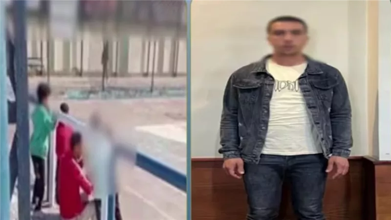 تفاصيل ضبط المتهم بالتعدي على نجليه أثناء تنفيذ الرؤية بدمياط | فيديو