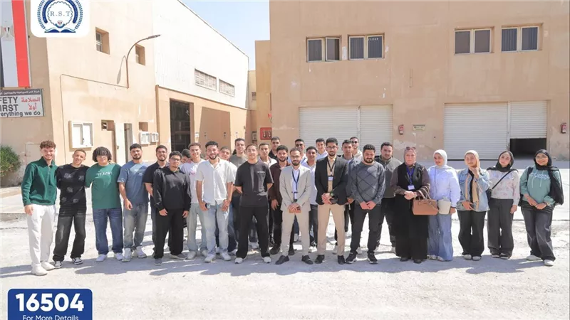 جامعة الريادة تنظم تدريبات عملية لطلاب الهندسة في القلاع الصناعية