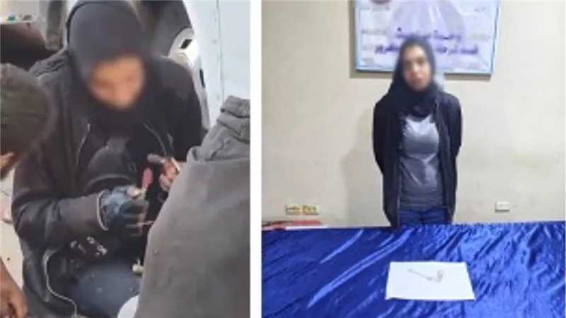 تفاصيل ضبط سيدة بعد ظهورها في فيديو تتعاطى الأيس ببولاق الدكرور 