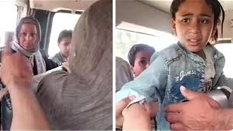 طمعت في الحلق.. القصة الكاملة لإنقاذ طفلة من الخطف داخل ميكروباص بالشرقية | فيديو