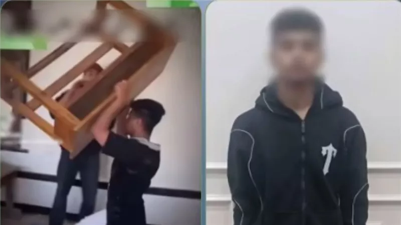 تفاصيل صادمة في إلقاء طالب مقاعد دراسية على زميله داخل مدرسة بالمنوفية | فيديو