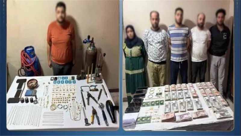 صنعوا جنيهات ذهب من النحاس.. القصة الكاملة للقبض على عصابة الذهب المضروب