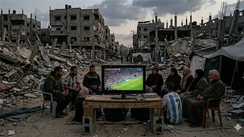 غزة.. ملاعب بلا كرة وشعوب تحت الركام في زمن المونديال