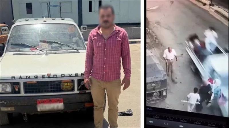  خبطها وجرى.. تفاصيل القبض على سائق سيارة نقل صدم طالبة بالدقهلية | فيديو