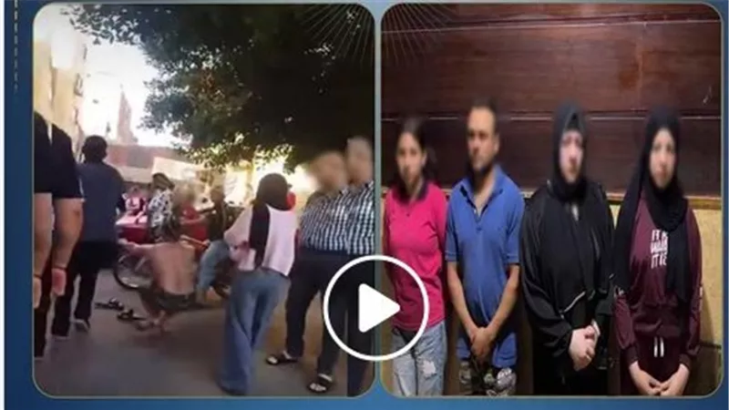 خلع ملابسه وتعدى على زميلة شقيقته.. تفاصيل ضبط طرفي مشاجرة بسبب طالبتين أمام مدرسة بالجيزة | فيديو