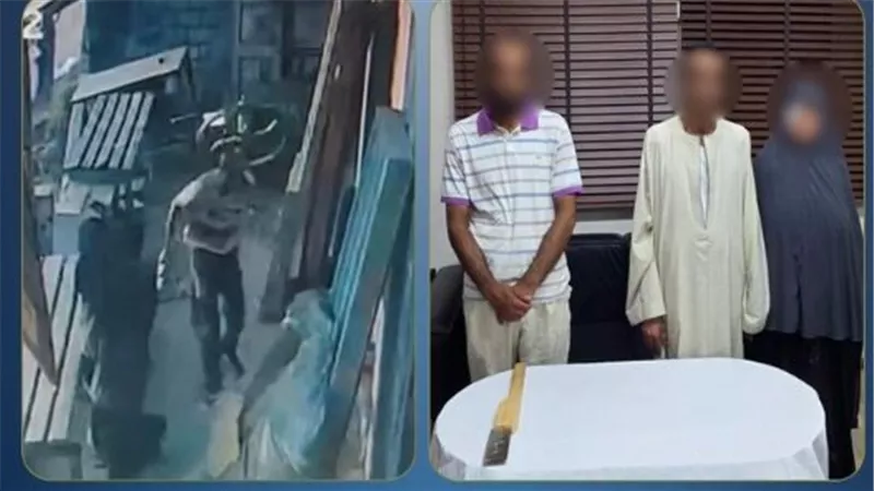 لقطات صادمة.. تفاصيل ضبط المتهم بالاعتداء على شقيقه وزوجته بالبحيرة | فيديو