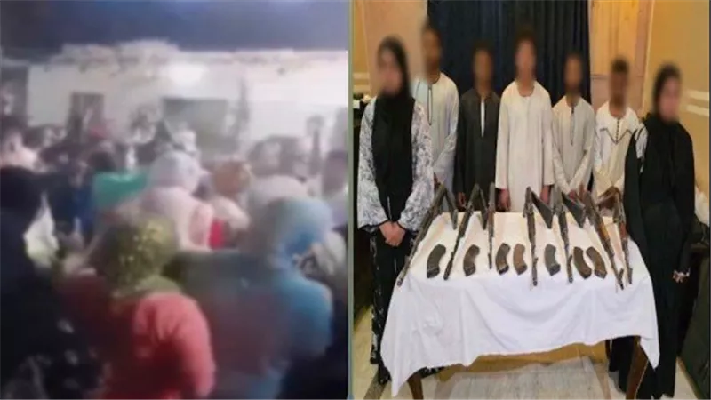  حملوا أسلحة نارية فى حفل زفاف.. تفاصيل القبض على 5 أشخاص وسيدتين بقنا | فيديو 
