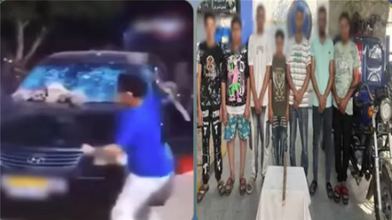  حقيقة التعدي على سيارة أجنبي في بني سويف بسبب علم الأرجنتين | فيديو