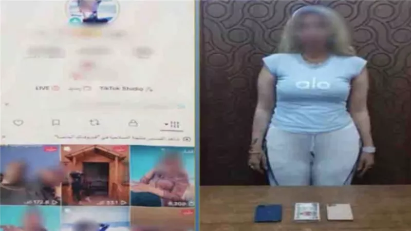 مقاطع خادشة.. تفاصيل ضبط تيك توكر شهيرة بالإسكندرية | فيديو