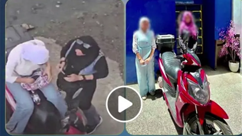 ممنوعات فوق الموتوسيكل.. تفاصيل القبض على فتاتين بسيدي جابر | فيديو