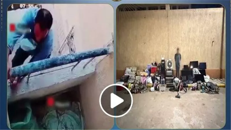 دخل من البلكونة وخرج من الباب.. تفاصيل سقوط لص الشقق في حدائق أكتوبر | فيديو