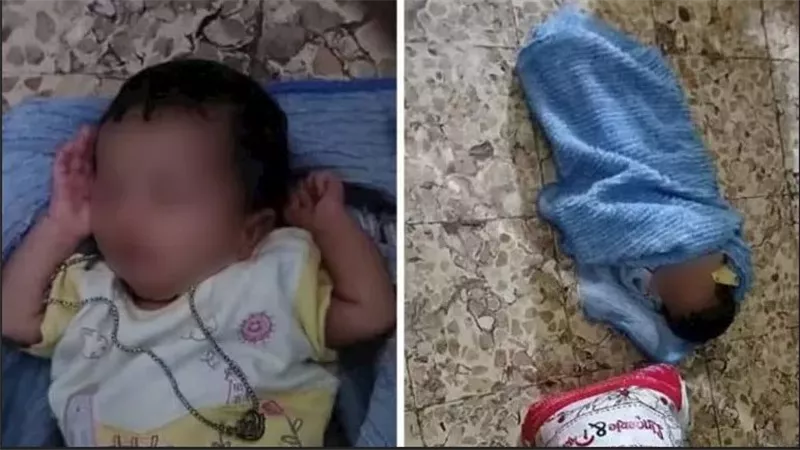 حملت بها سفاحا.. تفاصيل ضبط سيدة ألقت رضيعتها أمام منزل بالمنوفية