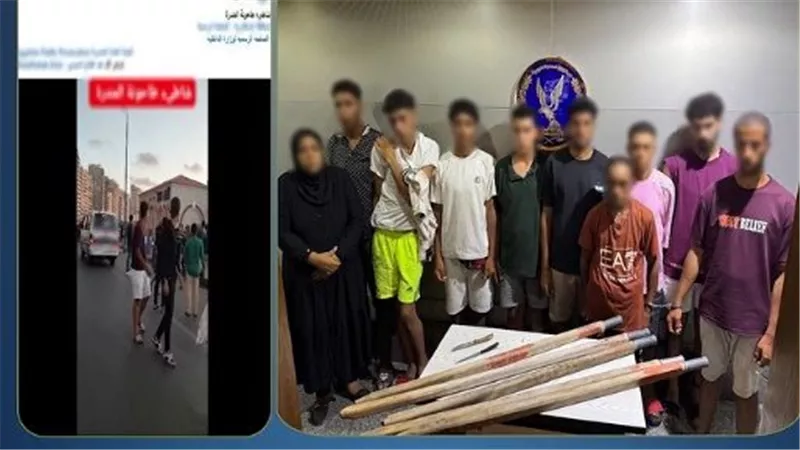 تفاصيل مشاجرة بالأسلحة البيضاء والعصي أمام شاطئ بالإسكندرية | فيديو