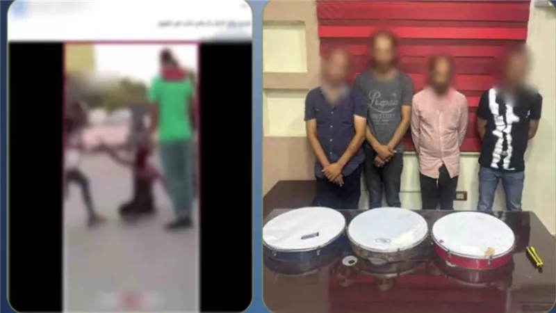 أشقاء وقعوا في بعض.. تفاصيل مشاجرة فرقة زفة أفراح بالفيوم | فيديو