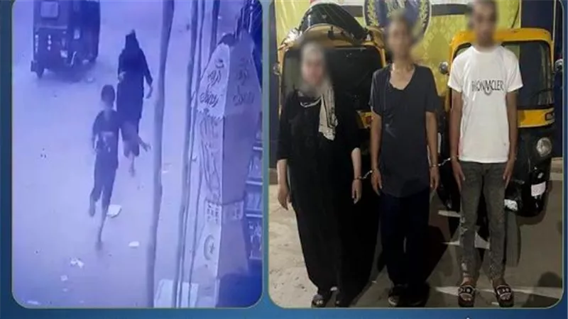 مطاردة توكتوك.. ماذا حدث في فيديو السيدة المنتقبة والطفل بالشرقية؟ | شاهد