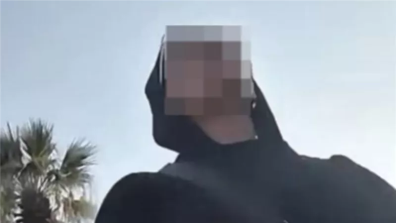 ألفاظ خارجة.. سيدة تعتدي على طليق شقيقتها أثناء رؤية ابنه في حلوان | فيديو