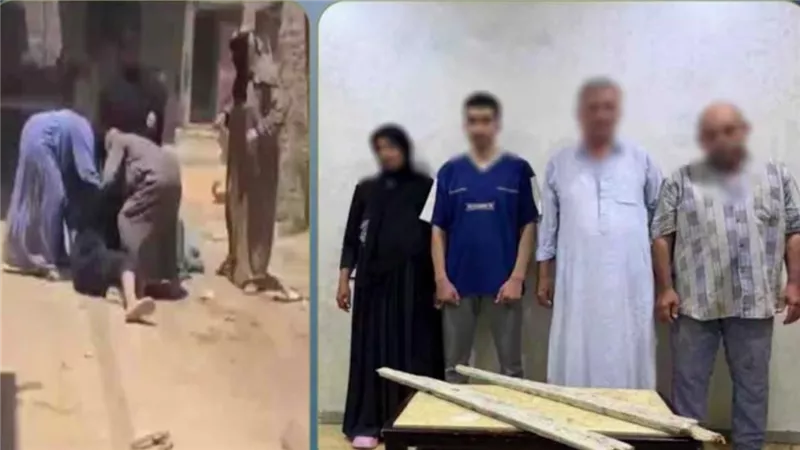 بالعصي الخشبية.. تفاصيل الاعتداء على سيدة في كفر الشيخ | فيديو