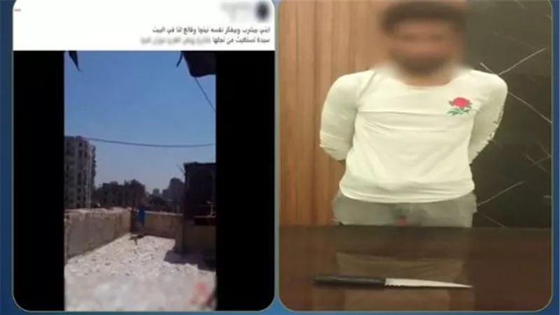 تحت تأثير المخدرات.. تفاصيل صادمة في تعدي عاطل على والدته بالقاهرة | فيديو