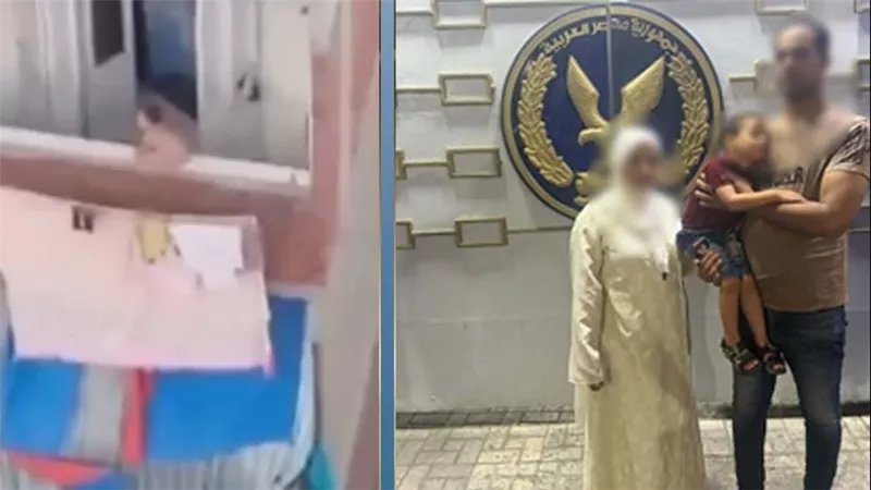  أنقذوه في اللحظات الأخيرة.. لقطات تحبس الأنفاس لزحف طفل علي سور بلكونة بالإسكندرية | فيديو