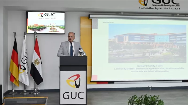 رئيس الجامعة الألمانيةبالقاهرة: لا نقدم للمتفوقين منحة دراسية فحسب.. بل نبني معهم رحلة متكاملة نحو التميز والريادة العالمية