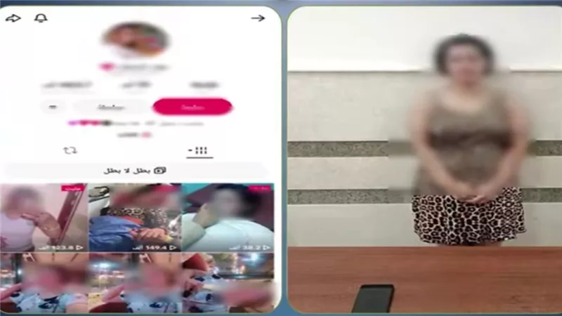 مقاطع خادشة.. تفاصيل ضبط صانعة محتوى بالدقهلية | فيديو 