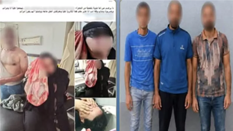 ضربوا مراتي وعوروها.. تفاصيل ضبط المتهمين بالتعدي على شاب وزوجته بدمياط 