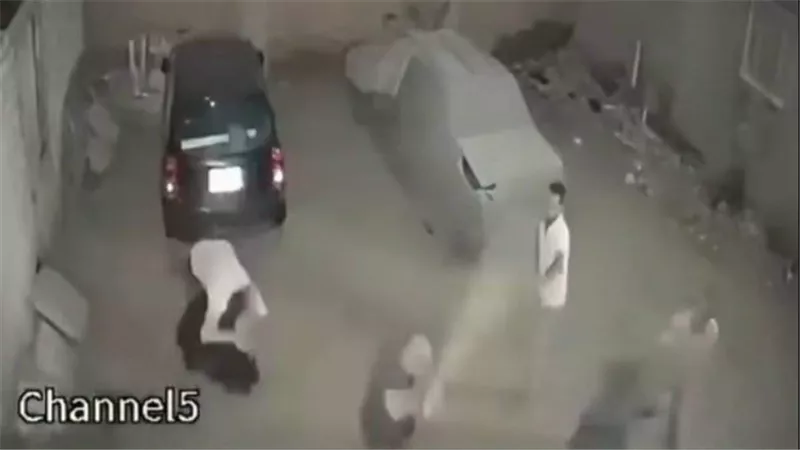 خدته ورمته على الأرض.. لقطات مثيرة لسيدة تدافع عن زوجها | فيديو