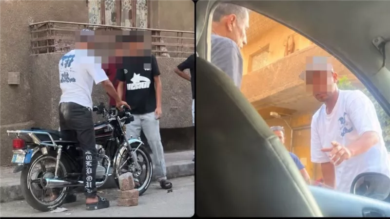 هتراضيني بألف جنيه ولا أراضي نفسي.. عبده مرازيه يفرض إتاوة على سائق بشبرا | فيديو