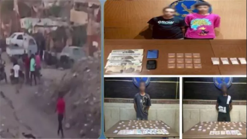  صورهم فانتقموا منه.. 4 تجار مخدرات يتلفون زجاج ميكروباص بالجيزة | فيديو