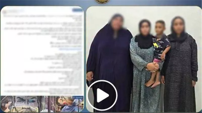 فيديو استغاثة أثار الغضب والشرطة تكشف الحقيقة.. سقوط جَدة وابنتيها استغللن طفلًا رضيعًا في التسول بدمياط | شاهد