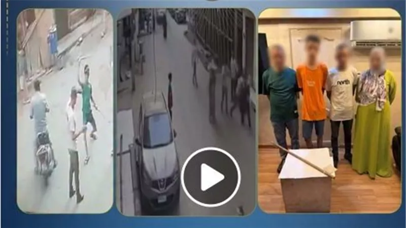 لقطات أثارت الجدل.. التفاصيل الكاملة لمعركة الميكانيكي وزوجته وابنه في طنطا | فيديو