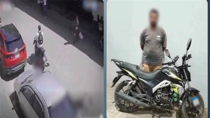  خبطها وهرب..تفاصيل القبض على قائد دراجة نارية صدم سيدة بالجيزة | فيديو
