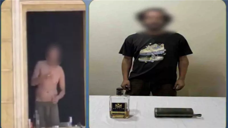 عاري الجسد في البلكونة.. فيديو يثير الغضب بالعبور والداخلية تضبط المتهم | شاهد