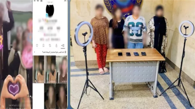 مظاهر مبتذلة.. تفاصيل القبض على أم وبناتها بسبب لايفات التسول | فيديو