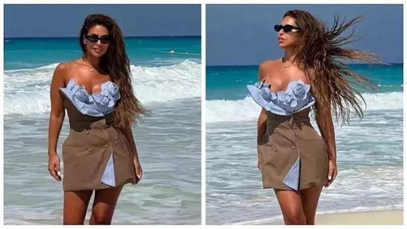 بطن مكشوف.. مي سليم تثير ضجة بإطلالة جريئة | شاهد