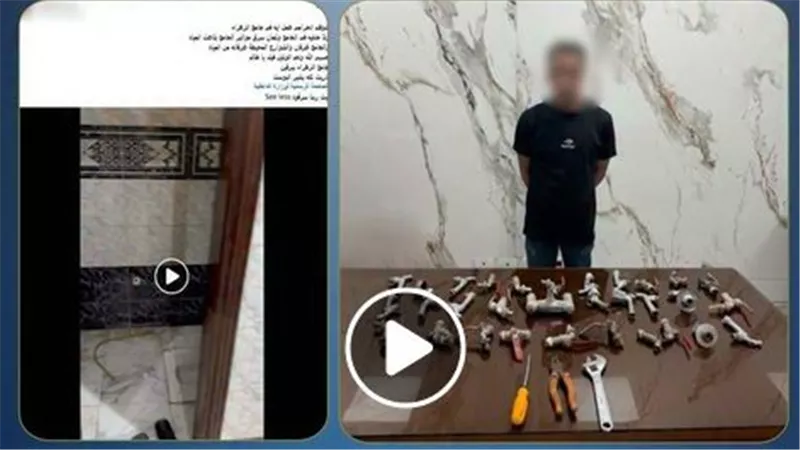 سرق صنابير المياه من بيت الله..تفاصيل ضبط المتهم بسرقة مسجد بالسنبلاوين | فيديو