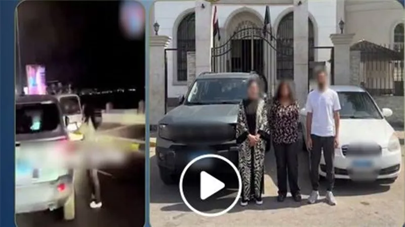 لقطات صادمة.. خناقة ستات على طريق بالإسكندرية تنتهي في قسم الشرطة | فيديو
