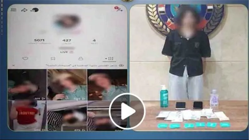 ملابس حريمي ومقاطع مبثذلة.. تفاصيل ضبط بلوجر متهم بالتحريض على الفجور بالجيزة | فيديو