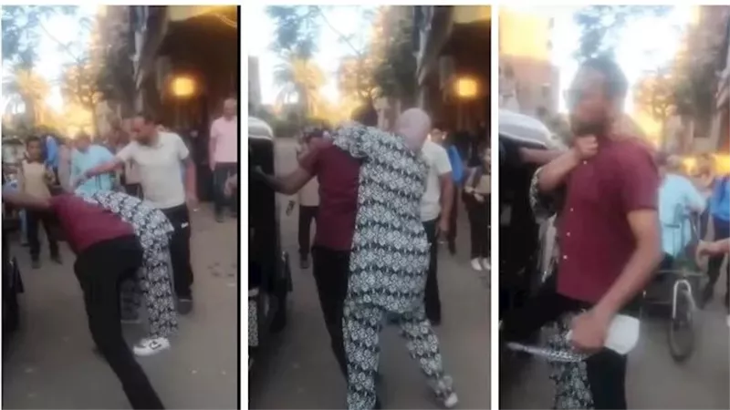 أكلت ودنه..تفاصيل اعتداء سيدة على محامٍ وزوجته بالمنوفية | فيديو