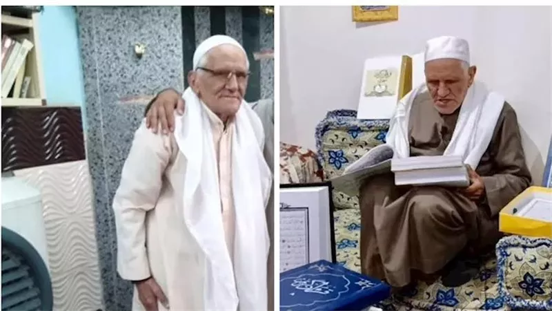 كتب المصحف بيده 11 مرة وعلم آلاف الأطفال.. رحيل الحاج رضا ريدي خادم القرآن بالمنيا يخلّف حزنًا واسعًا
