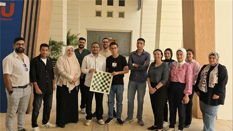 جامعة مصر الجديدة تعلن الفائزين في مسابقة الشطرنج بمشاركة طلاب من مختلف الكليات