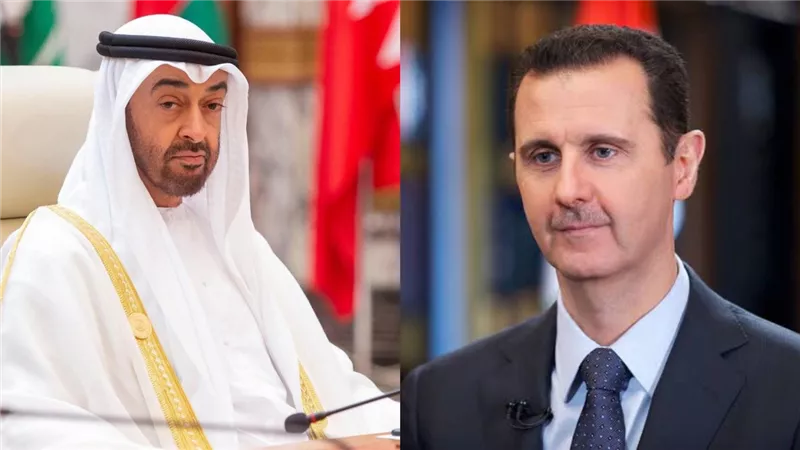 العالم يتغير .. تصرف مفاجيء من محمد بن زايد مع بشار الأسد والسبب 