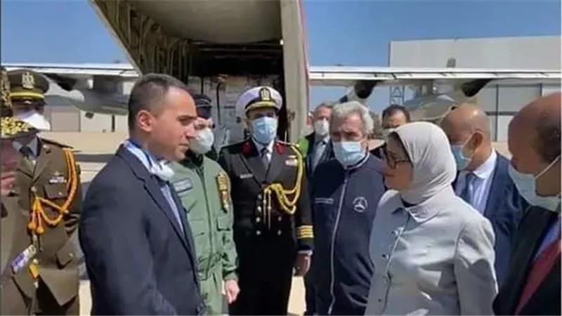 وزيرة الصحة تصل إلى إيطاليا بتكليف من الرئيس السيسي في إطار مواجهة فيروس كورونا | صور