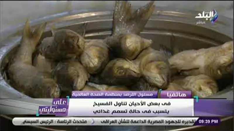 مسؤول بالصحة العالمية يناشد المصريين عدم تناول الفسيخ في شم النسيم | فيديو