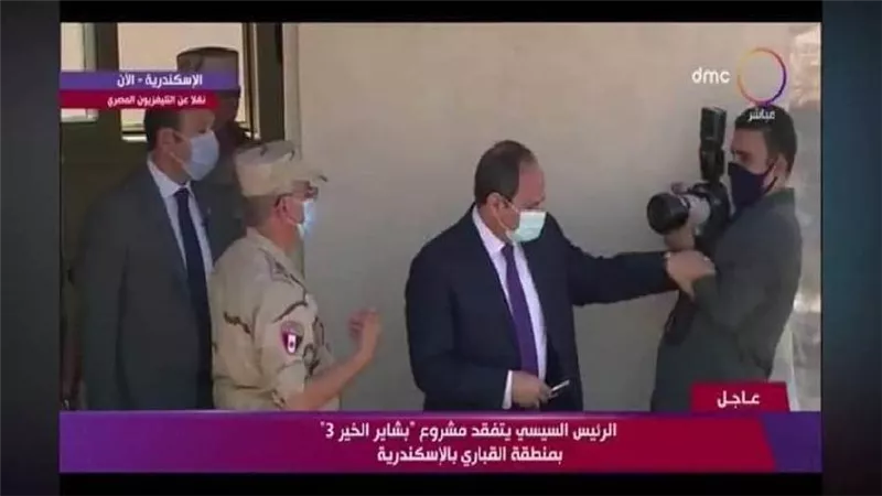 تفاصيل إنقاذ السيسي لمصور صحفي بالإسكندرية 