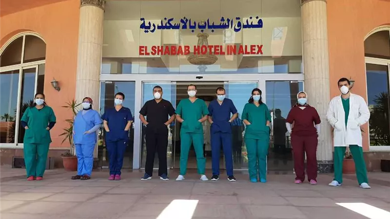 شفاء وخروج 11 حالة جديدة من مصابي كورونا بالحجر الصحي بأبوقير