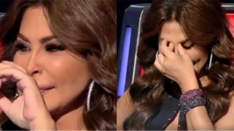 انهيار إليسا من البكاء على الهواء