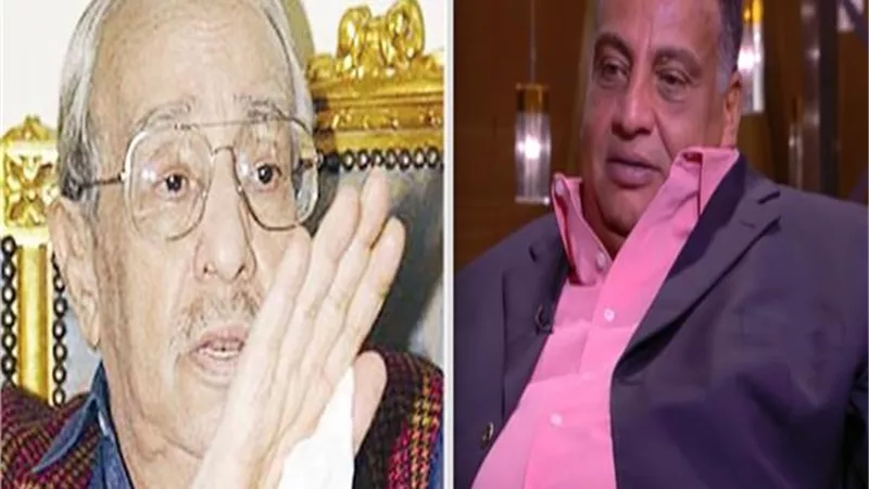 شاهد.. سر بكاء نجل فؤاد المهندس على الهواء