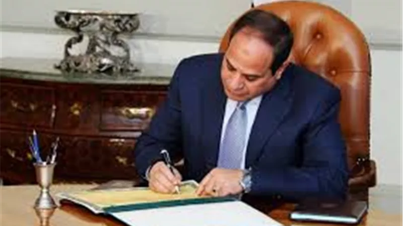 عاجل.. الرئيس السيسي يصدر 9 قرارات جمهورية جديدة