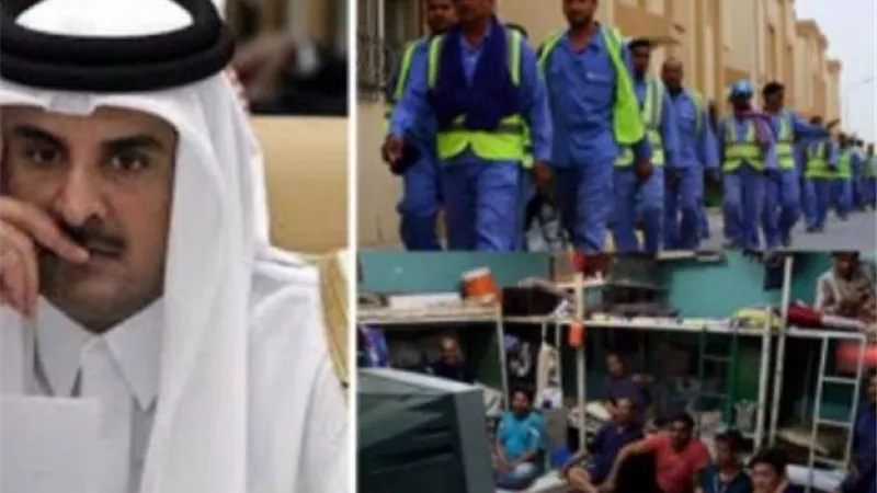 فضائح الدوحة ..  شهادات خاصة تكشف جرائم وانتهاكات تميم ضد العمال الأجانب في قطر | فيديو